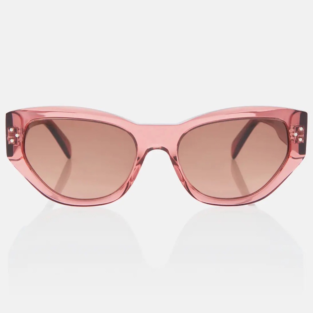 Celine Cat Eye Pink Acetate Sunglasses